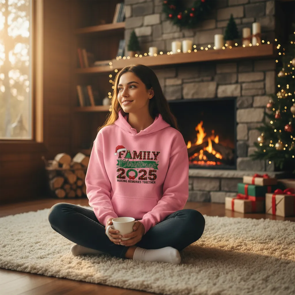 Family Christmas 2025 | Unisex Hoodie - Image 25
