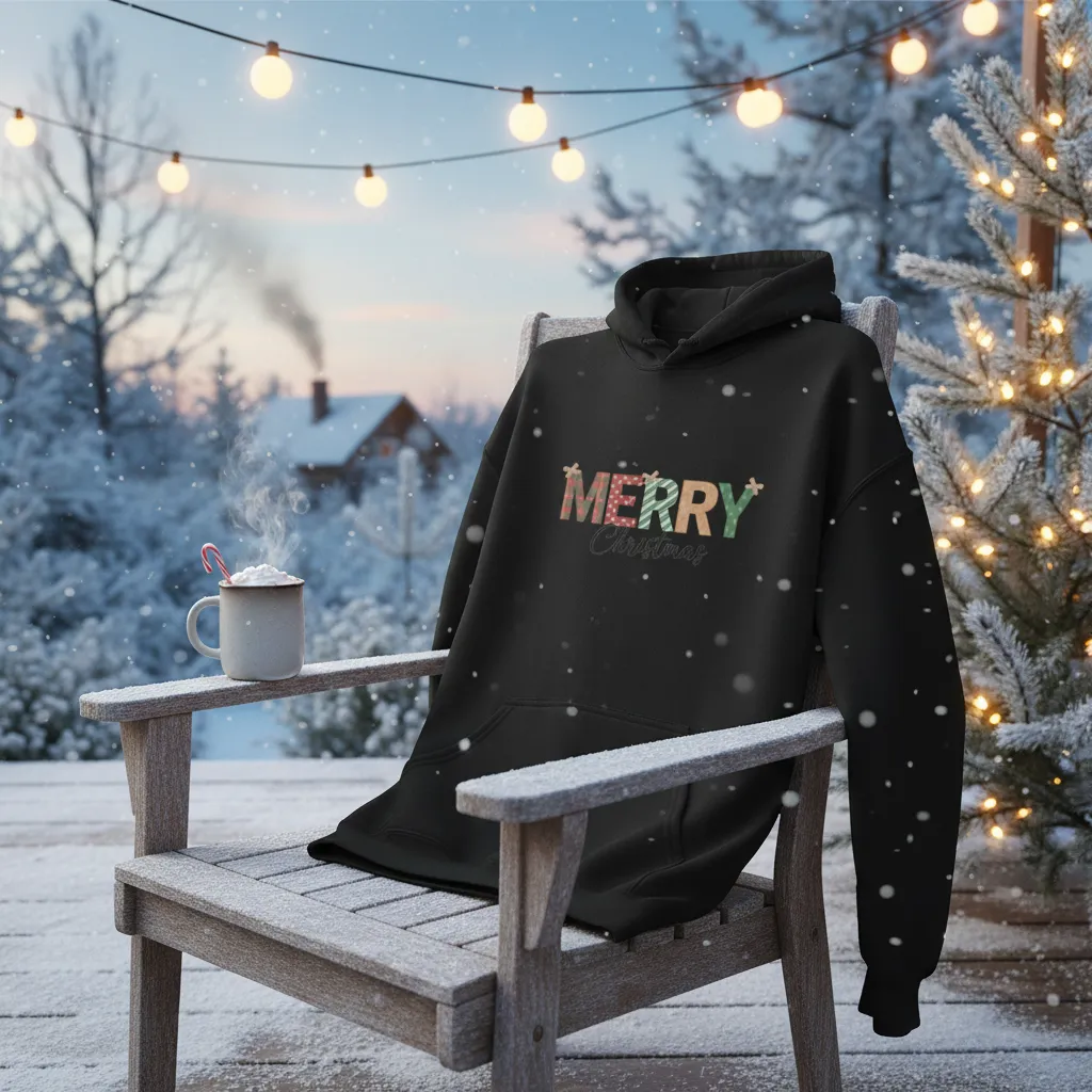 Midnight Merry Hoodie | Unisex Hoodie - Image 33