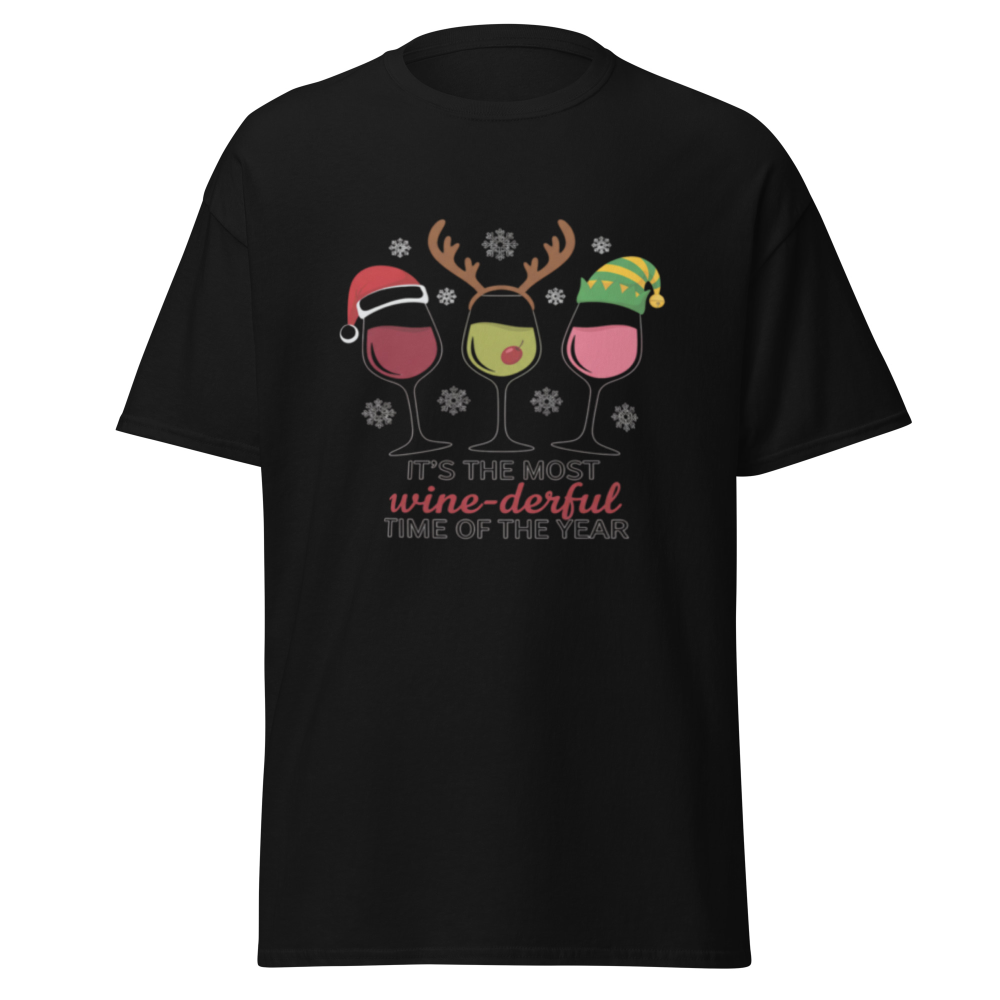 Wine-derful Christmas Tee | Unisex classic tee - Image 2