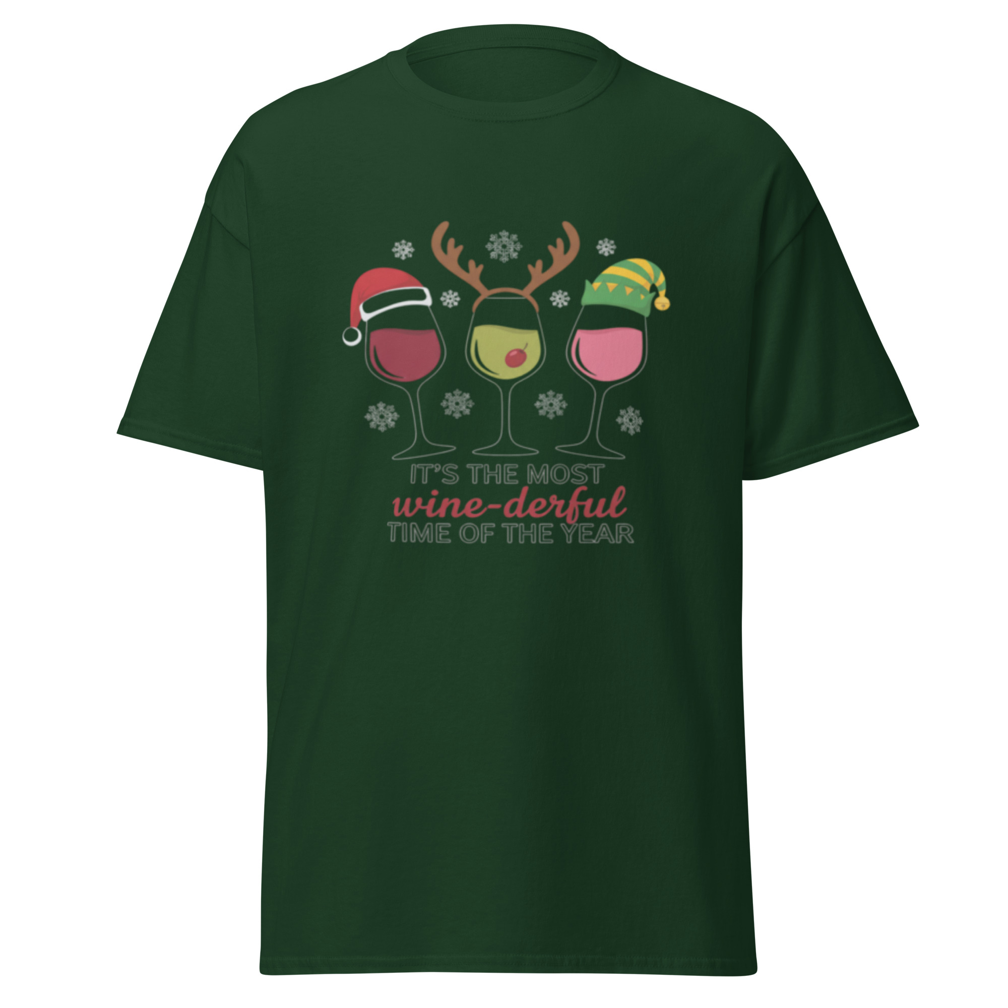 Wine-derful Christmas Tee | Unisex classic tee - Image 6